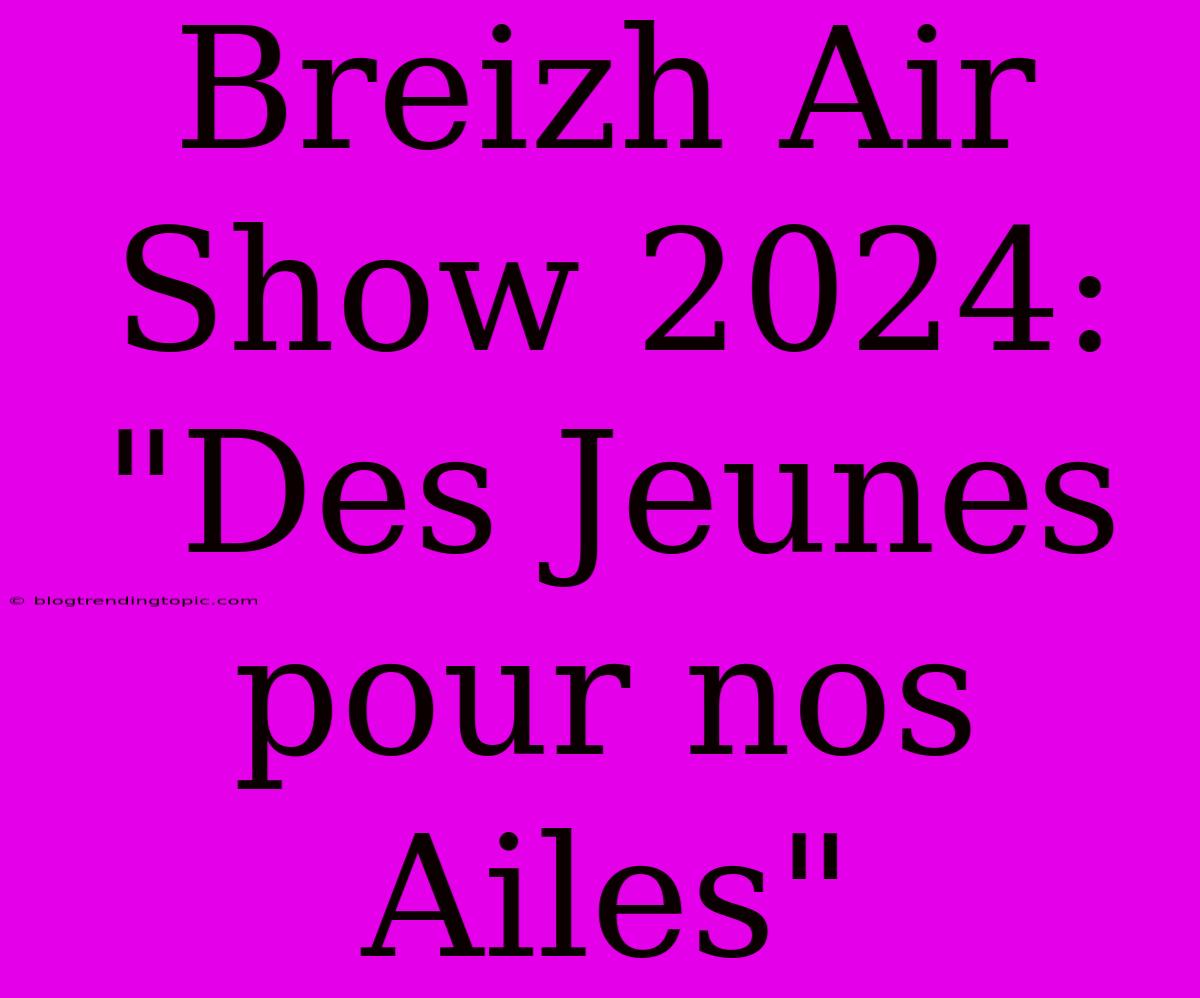 Breizh Air Show 2024: 