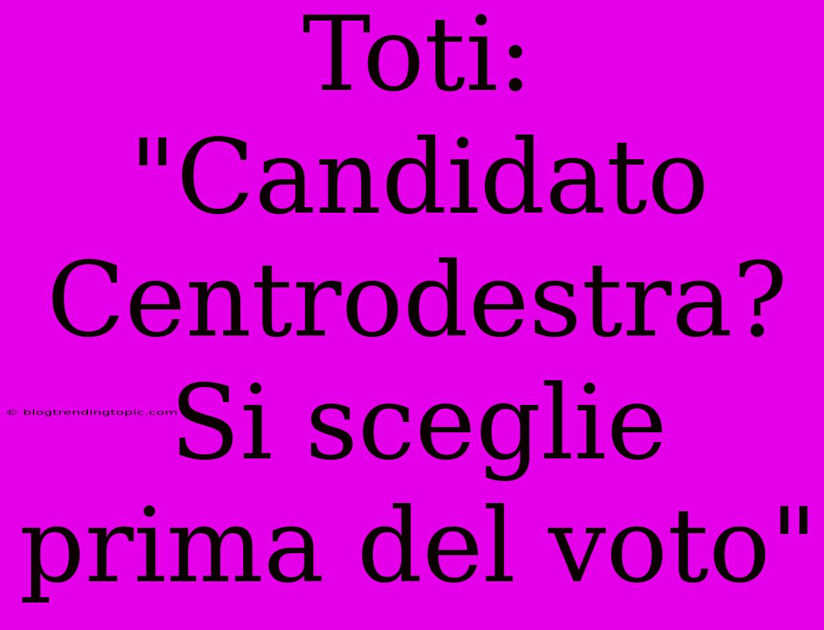 Toti: 