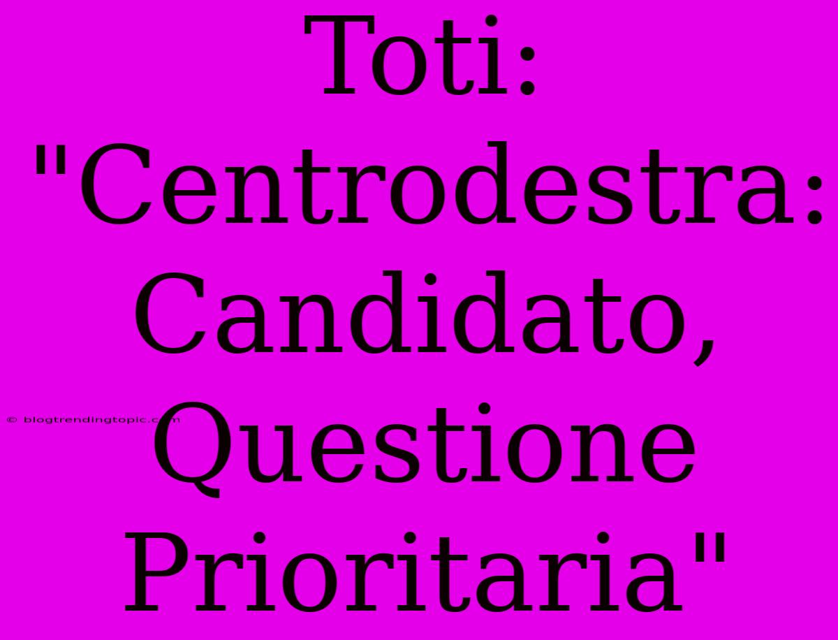 Toti: 