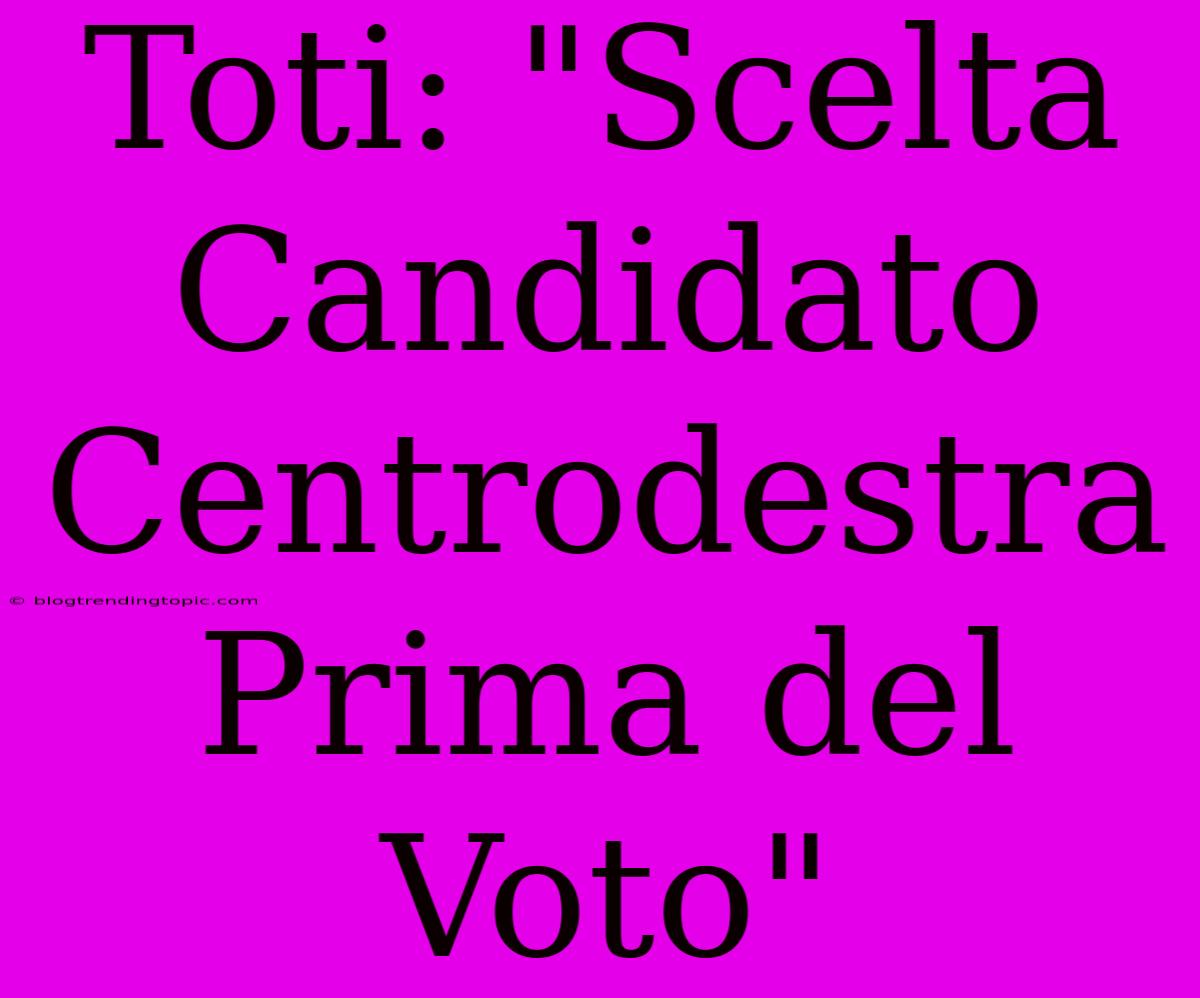 Toti: 